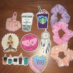 Sticker and scrunchie bundle